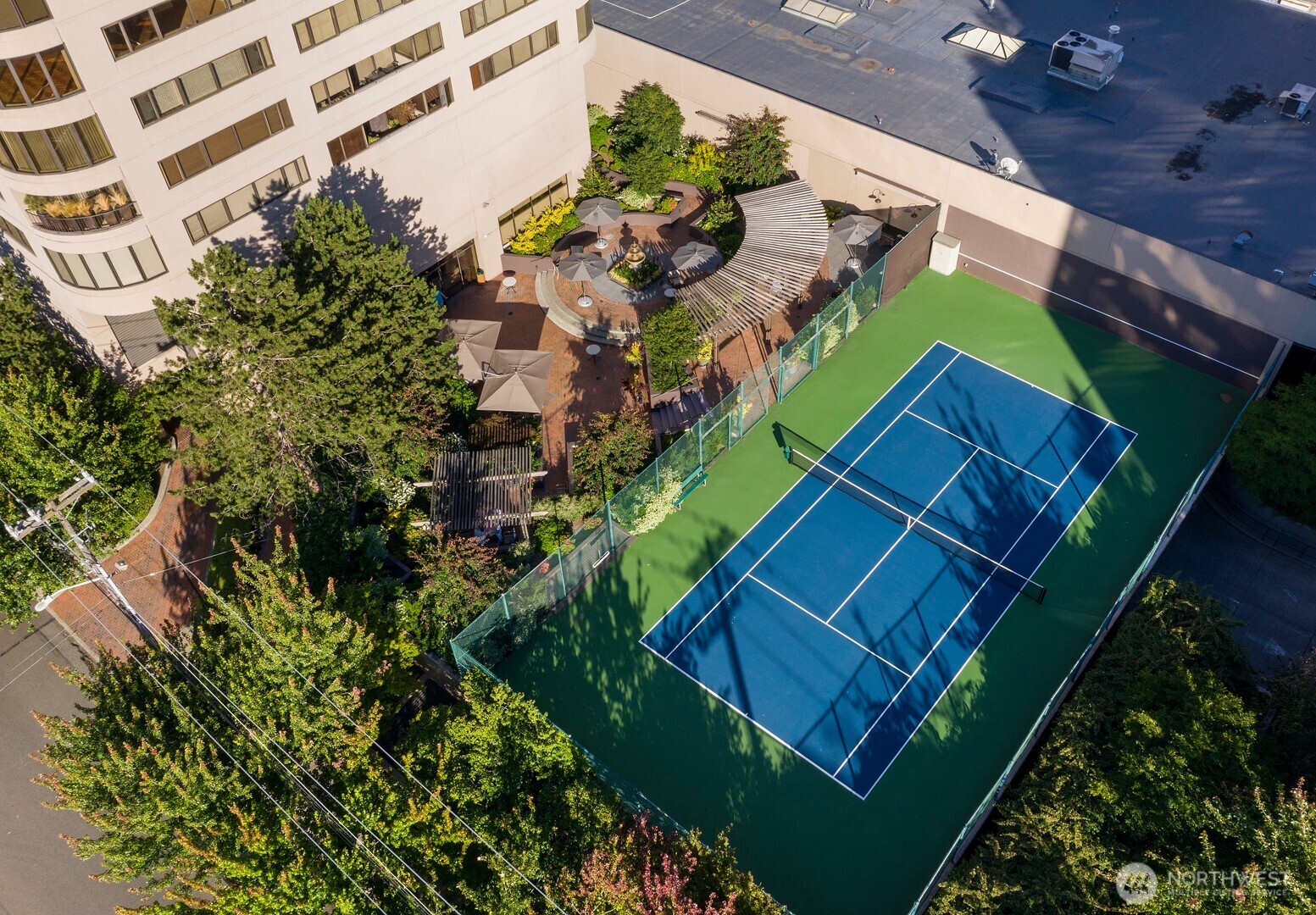 1301 Spring Street, Unit PH32 Seattle, WA 98104 - Photo 36 of 40 an aerial view of a house
