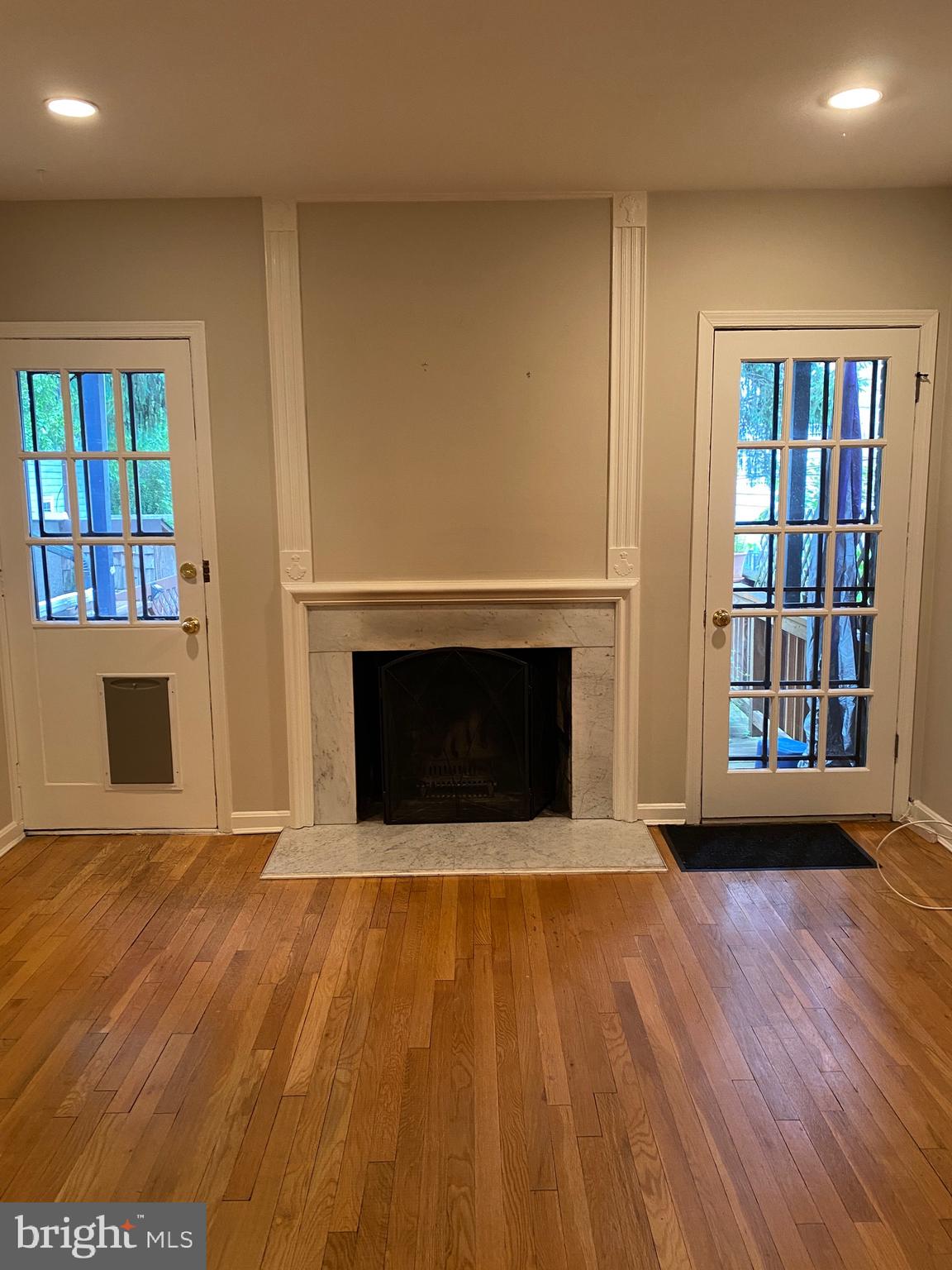 339 11th Street Southeast Washington, DC 20003 - Photo 16 of 39 a view of empty room with wooden floor and fireplace