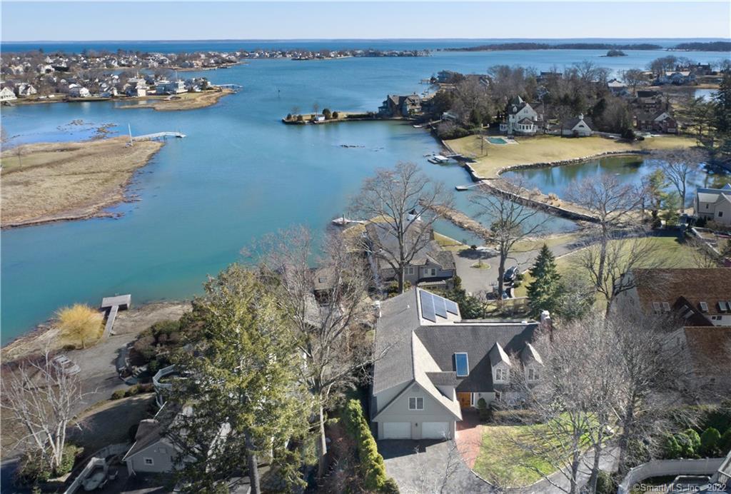 Deeded water access and deed protected water views of Greenwich Cove