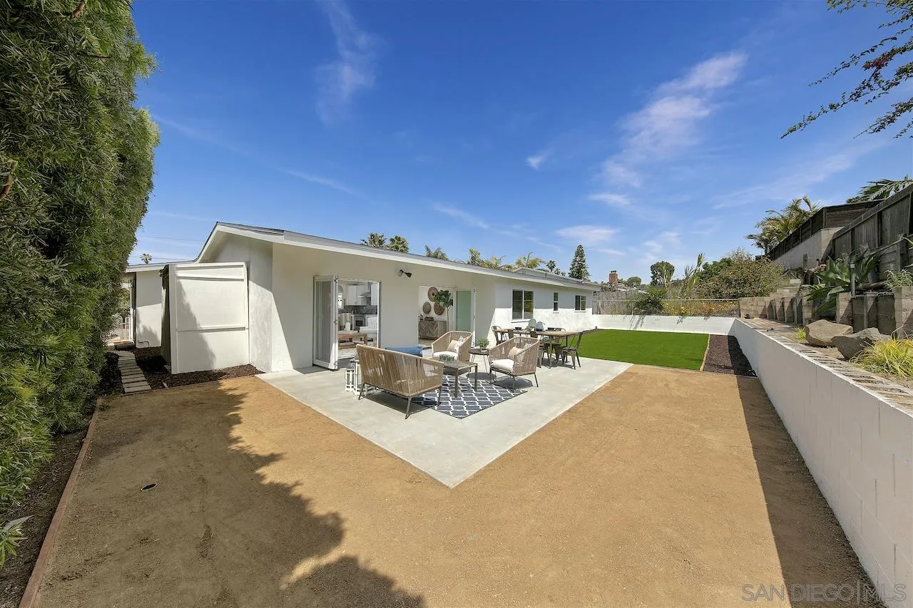 725 Cathy Lane Encinitas, CA 92007 - Photo 21 of 31 a view of a house with swimming pool and sitting area