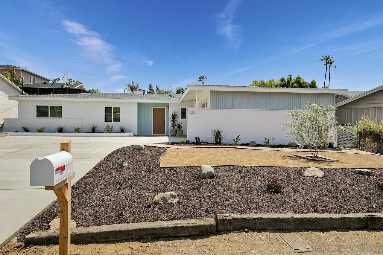 725 Cathy Lane Encinitas, CA 92007 - Photo 30 of 31 a front view of a house with yard