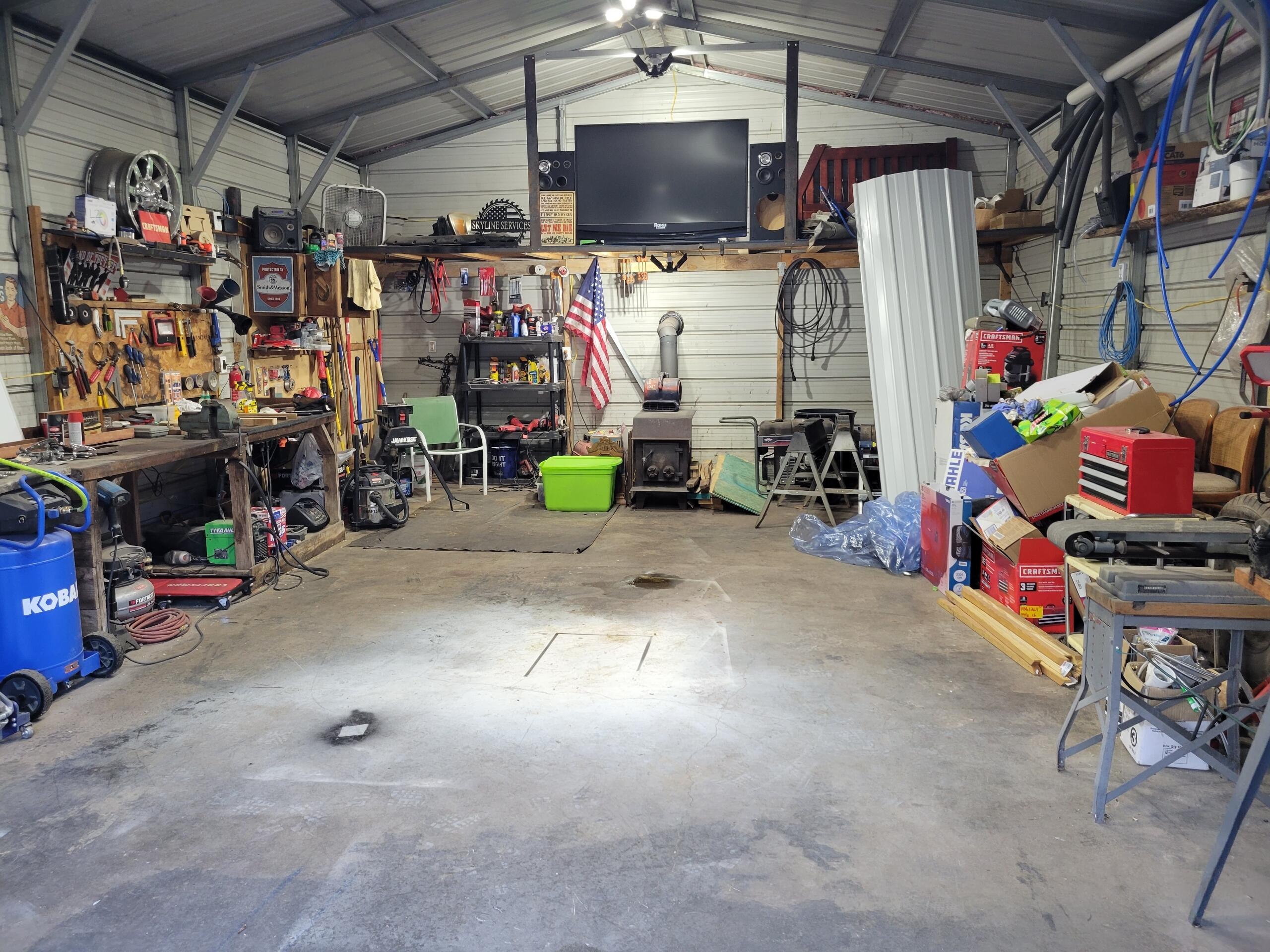 1117 Lucy Wade Road Rocky Mount, VA 24151 - Photo 14 of 18 Inside of Garage