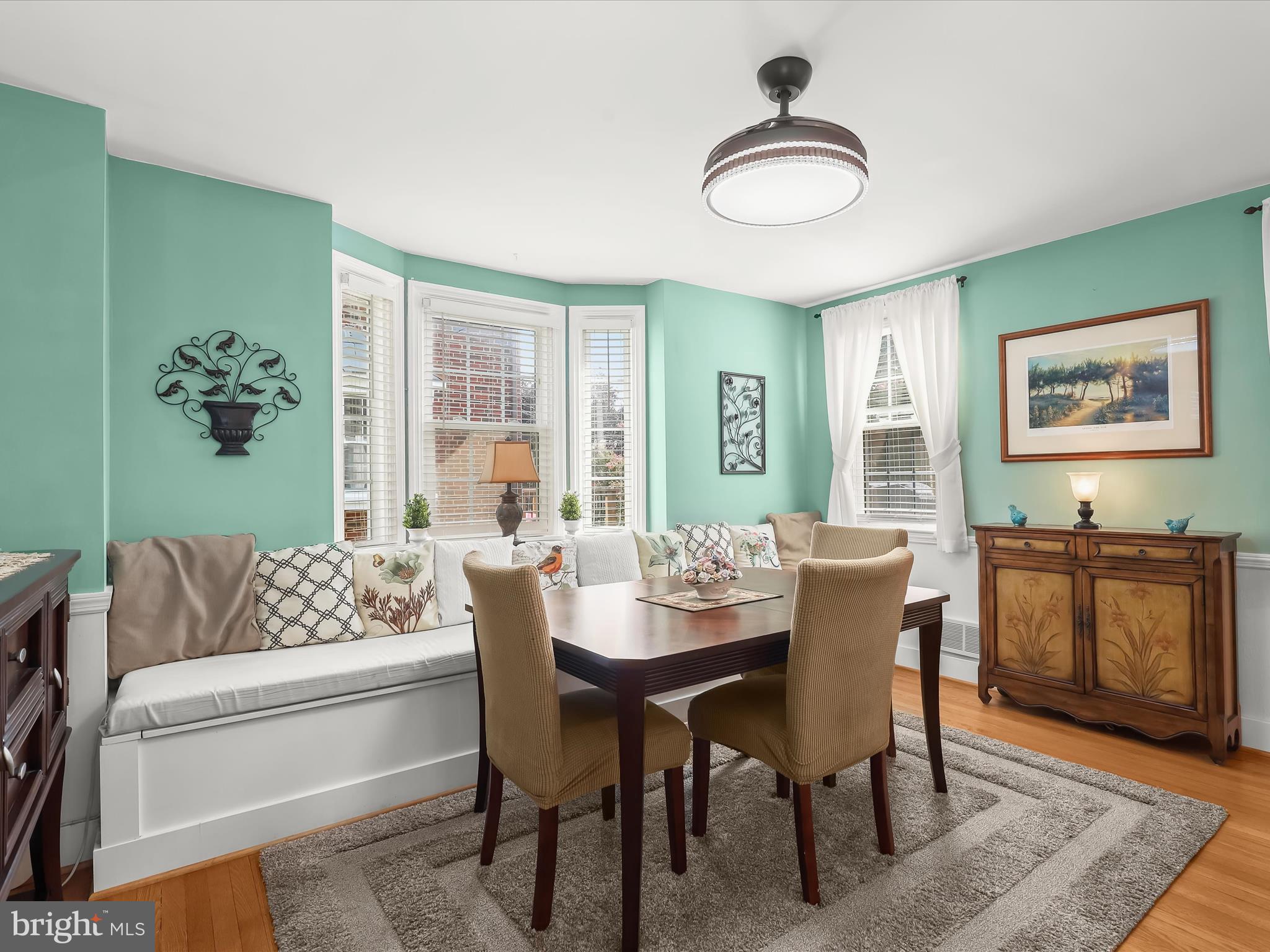 411 Greenlow Road Baltimore, MD 21228 - Photo 4 of 59 Dining Room - Built In Seating - Bay Window