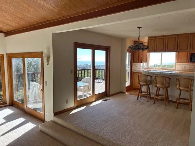 a view of front door