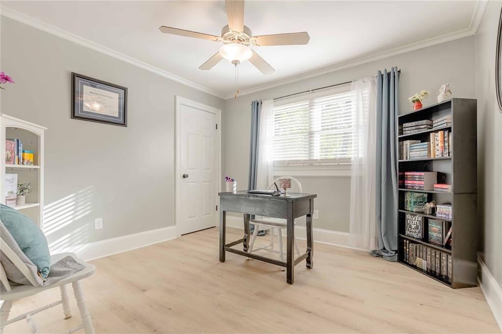 6375 Caladium Drive Acworth, GA 30102 - Photo 27 of 41 a view of a workspace with furniture and a window