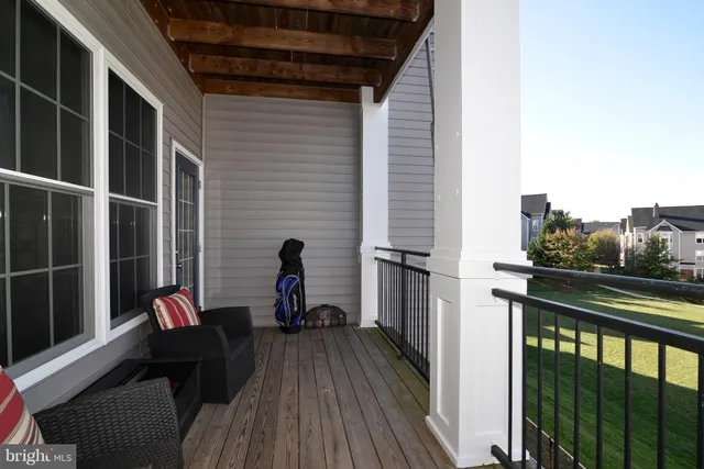 a view of outdoor space with seating