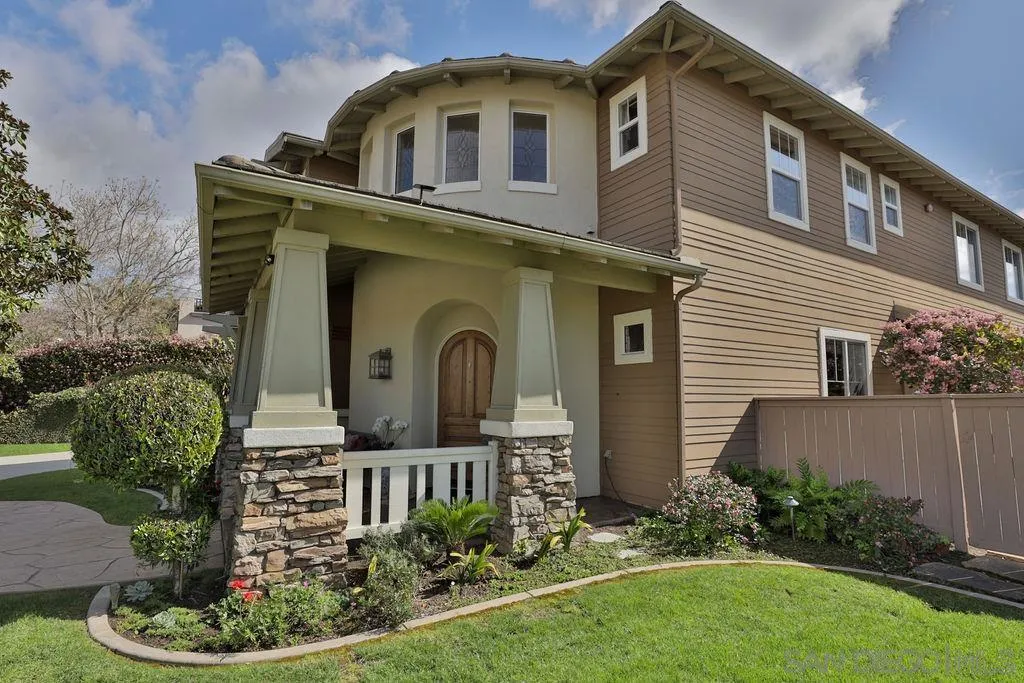 1375 Ravean Court Encinitas, CA 92024 - Photo 18 of 73 a front view of a house with garden