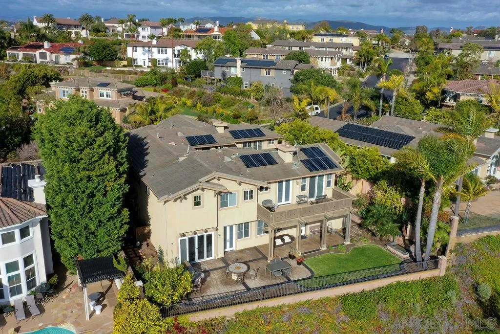 1375 Ravean Court Encinitas, CA 92024 - Photo 67 of 73 an aerial view of residential houses with outdoor space and street view