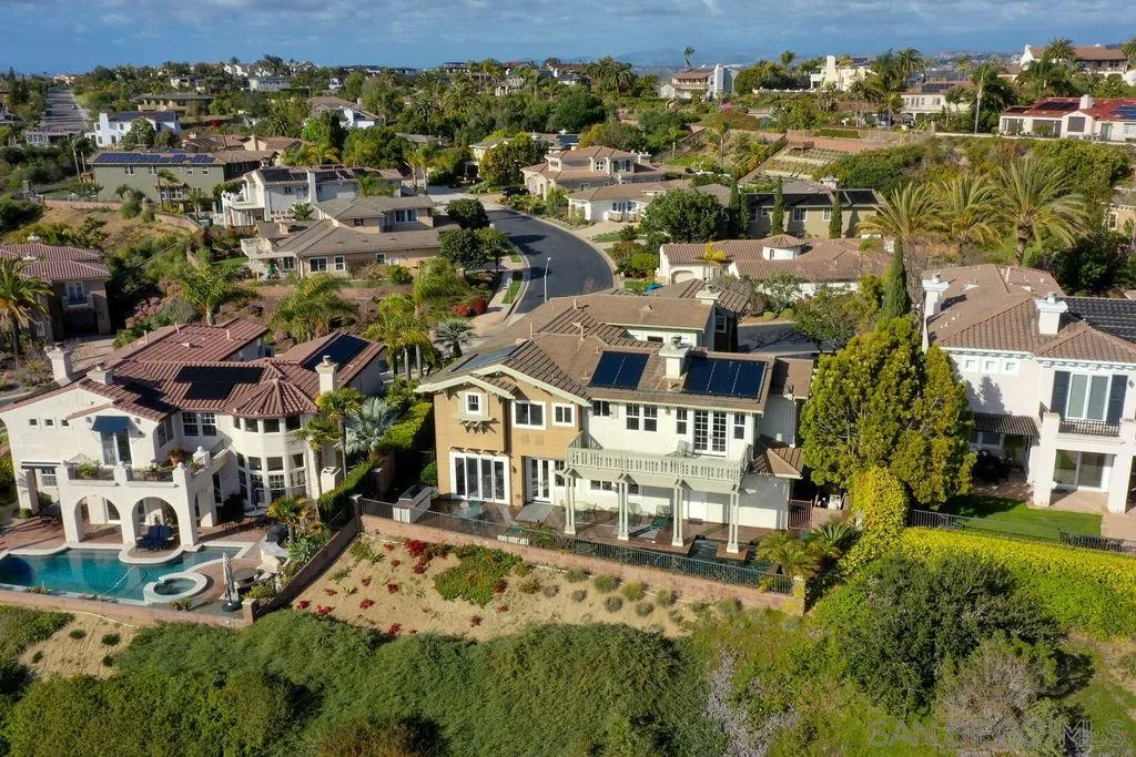 1375 Ravean Court Encinitas, CA 92024 - Photo 68 of 73 an aerial view of residential houses with outdoor space