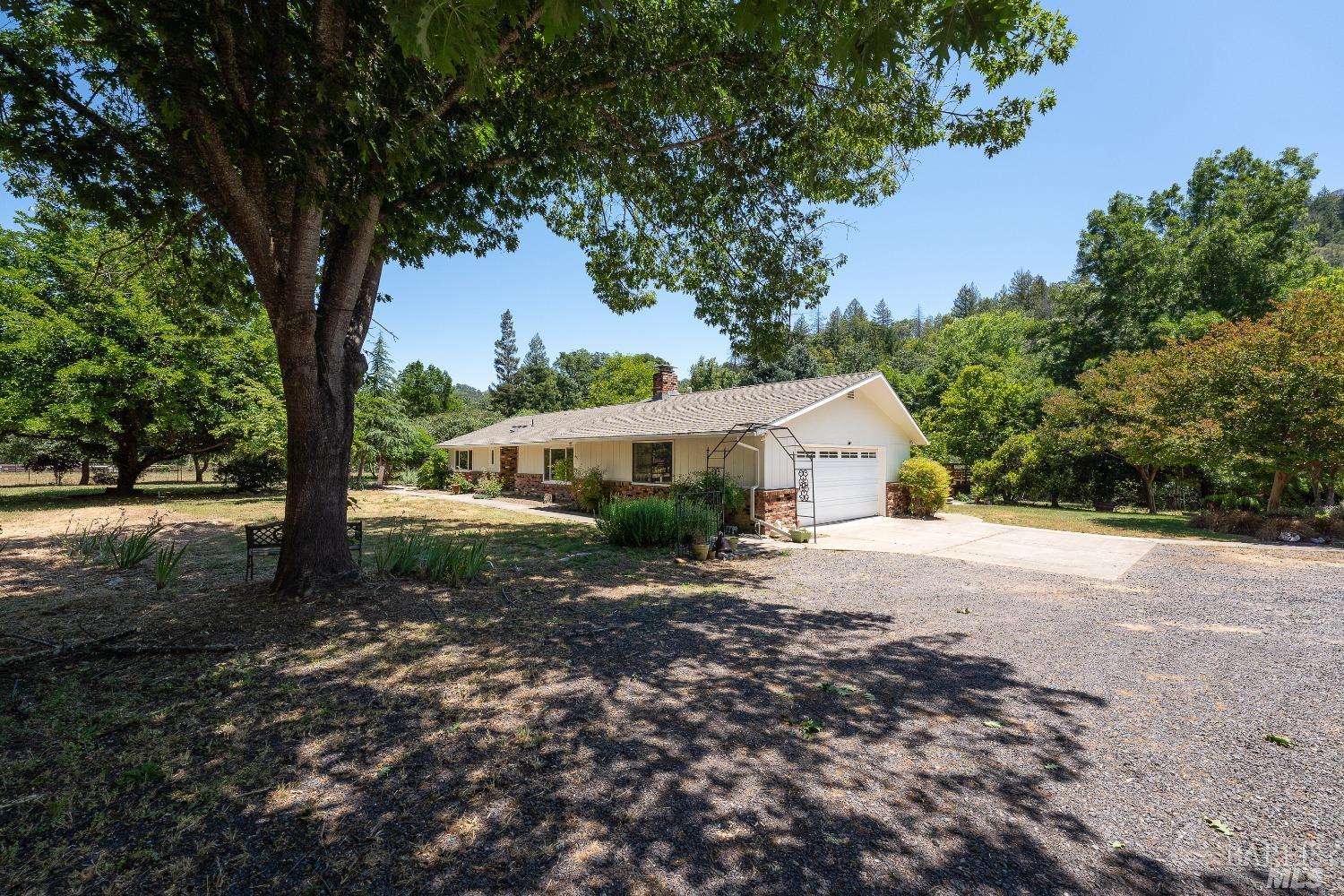 1601 Boonville Road Ukiah, CA 95482 - Photo 1 of 1 a view of a house with a yard