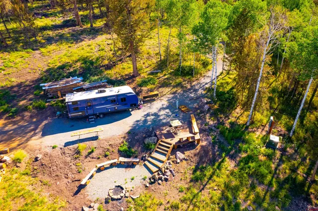 a view of lake with mountain