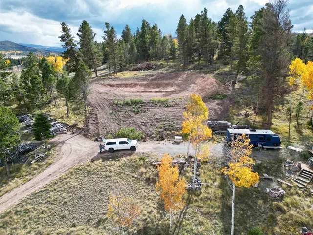 a view of street along with trees