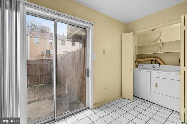 a room that has a closet and a window