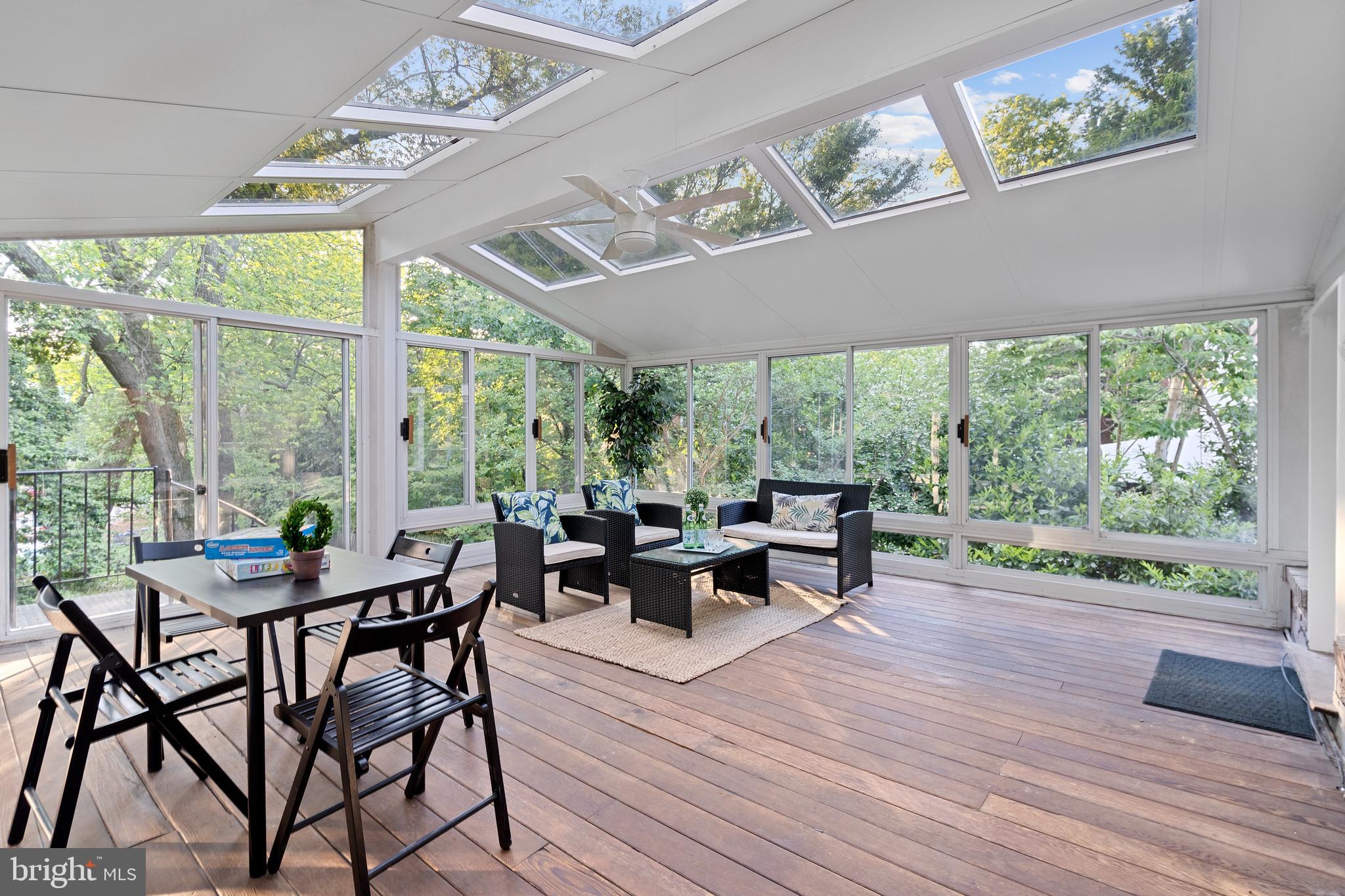 1650 Foxhall Road Northwest Washington, DC 20007 - Photo 16 of 34 Enclosed Sun Room