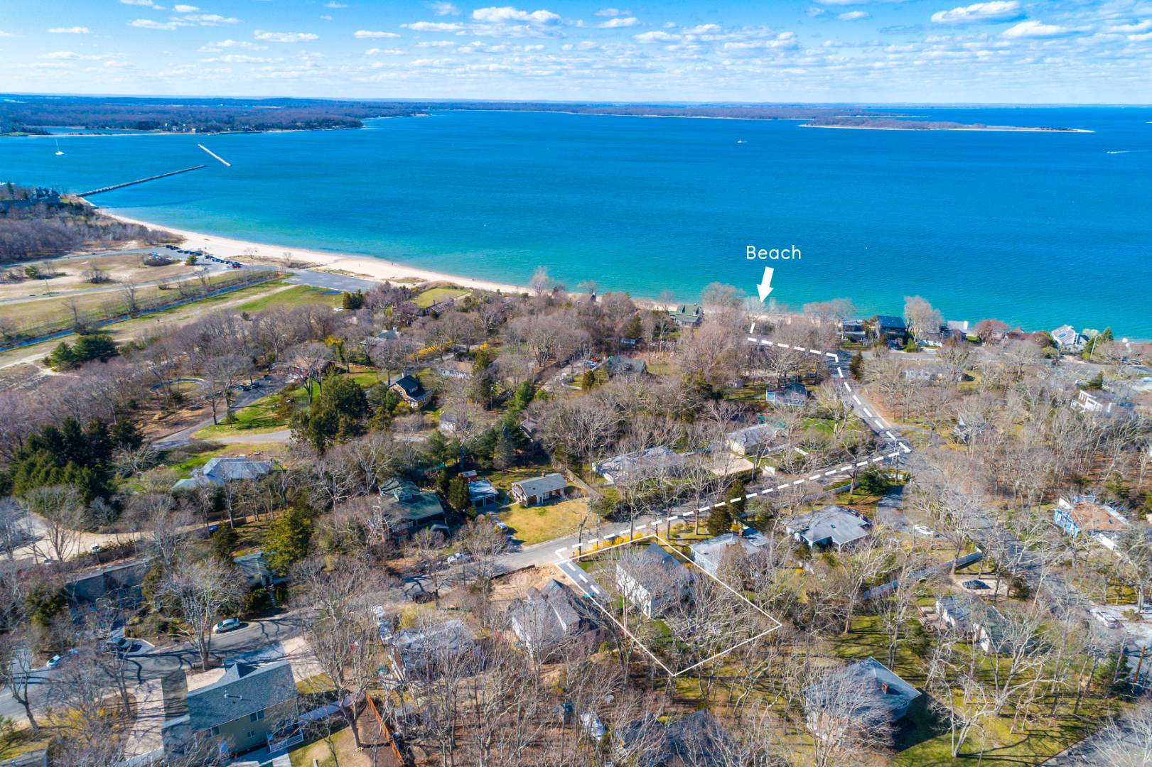 44 Richards Drive Sag Harbor, NY 11963 - Photo 3 of 37 a view of beach and ocean