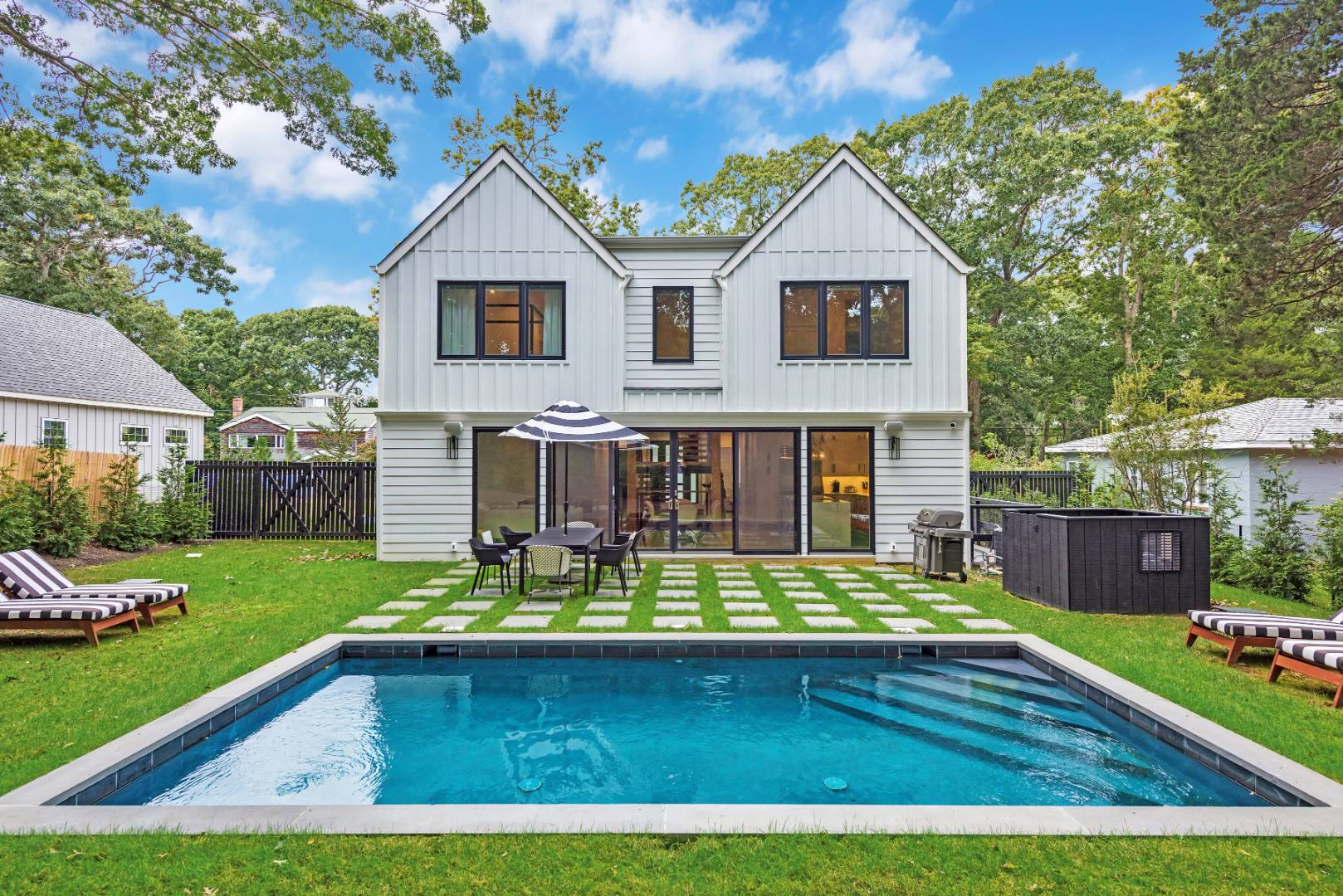 44 Richards Drive Sag Harbor, NY 11963 - Photo 33 of 37 a front view of a house with garden