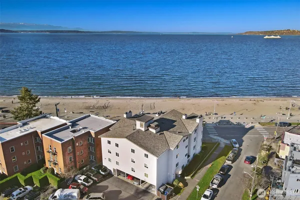 a view of balcony with ocean view