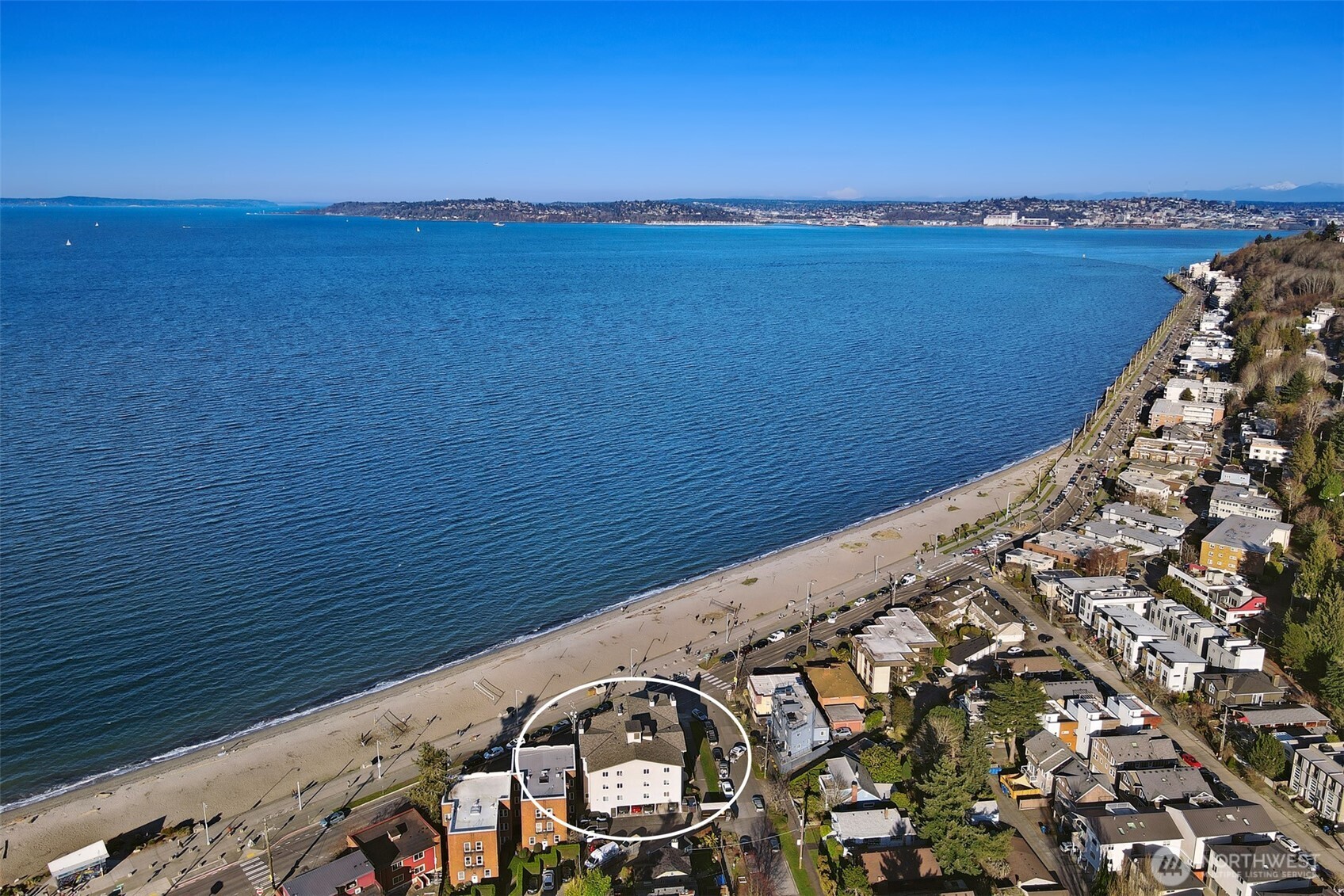 2440 Alki Avenue Southwest Seattle, WA 98116 - Photo 26 of 27 a view of balcony with ocean view