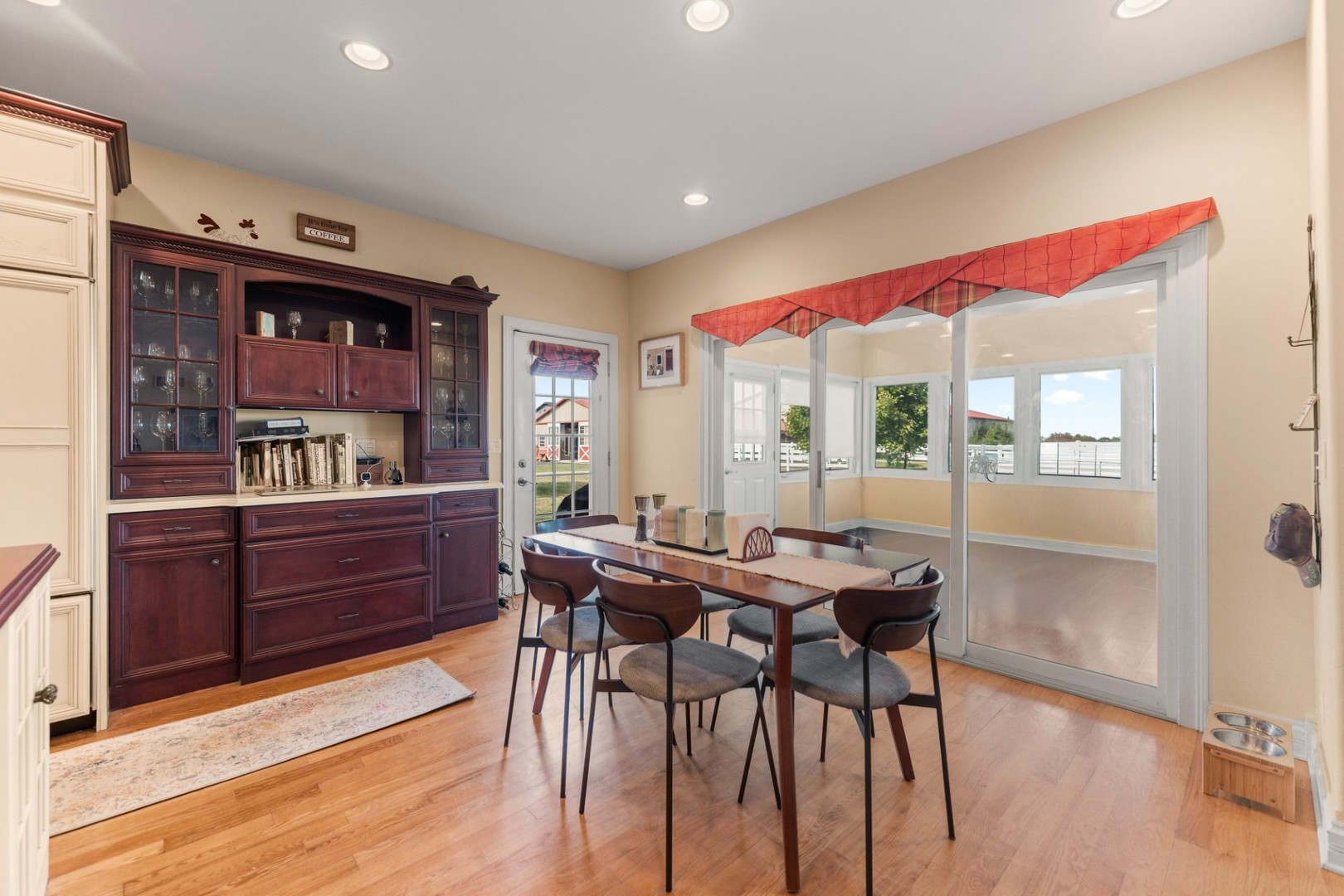 2601 North 3653rd Road Sheridan, IL 60551 - Photo 11 of 85 a view of a dining room with furniture window and wooden floor
