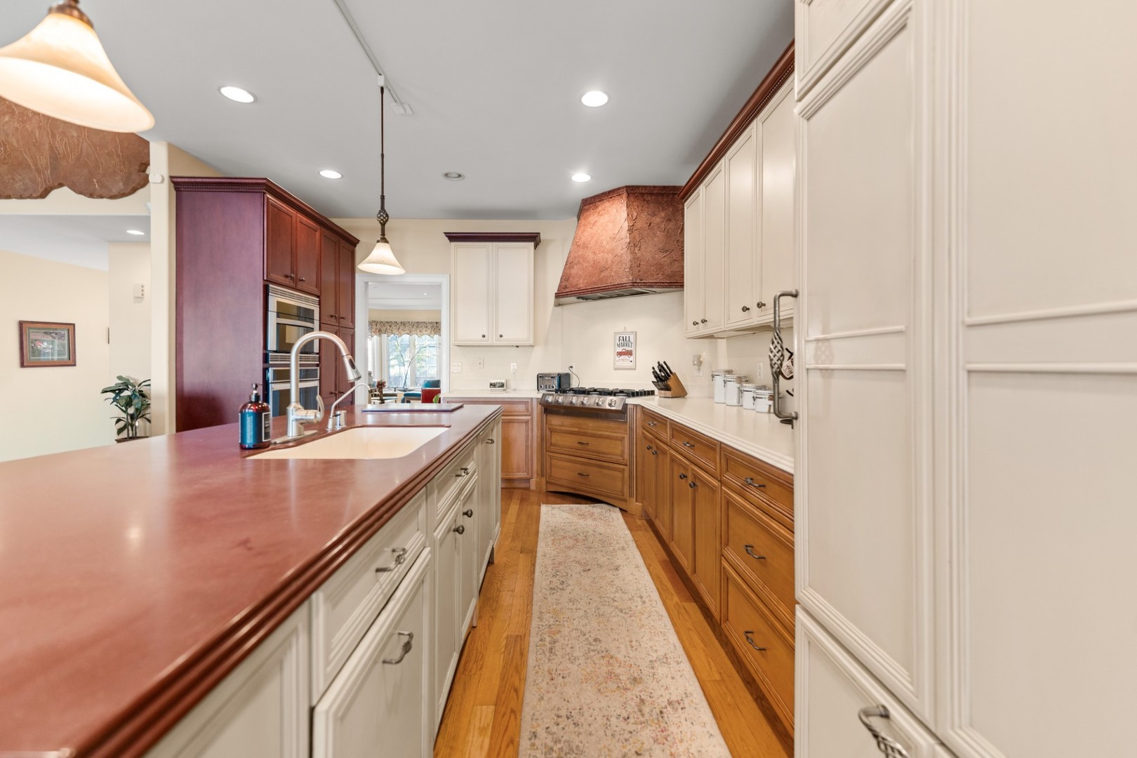 2601 North 3653rd Road Sheridan, IL 60551 - Photo 13 of 85 a large kitchen with a large counter top appliances and cabinets