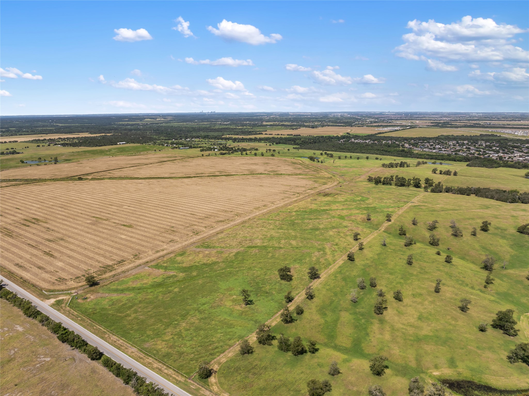 12500 County Line Road Elgin, TX 78621 - Photo 5 of 9 Aerial view of sparsely populated area