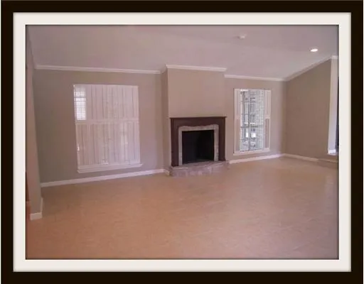 a view of empty room with front door