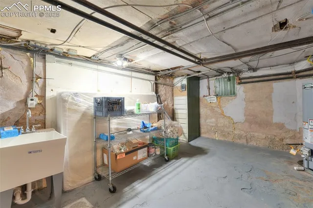 a view of store room with washer and dryer