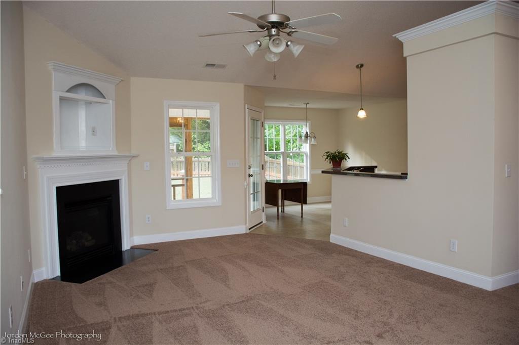 879 Ridge View Terrace Rural Hall, NC 27045 - Photo 5 of 18 Living room opens into the kitchen and breakfast room.