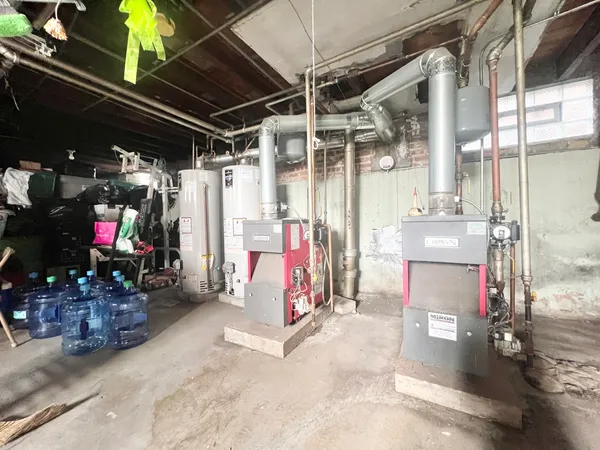 a view of storage and utility room