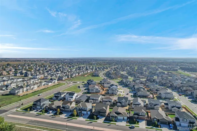 front view of the street