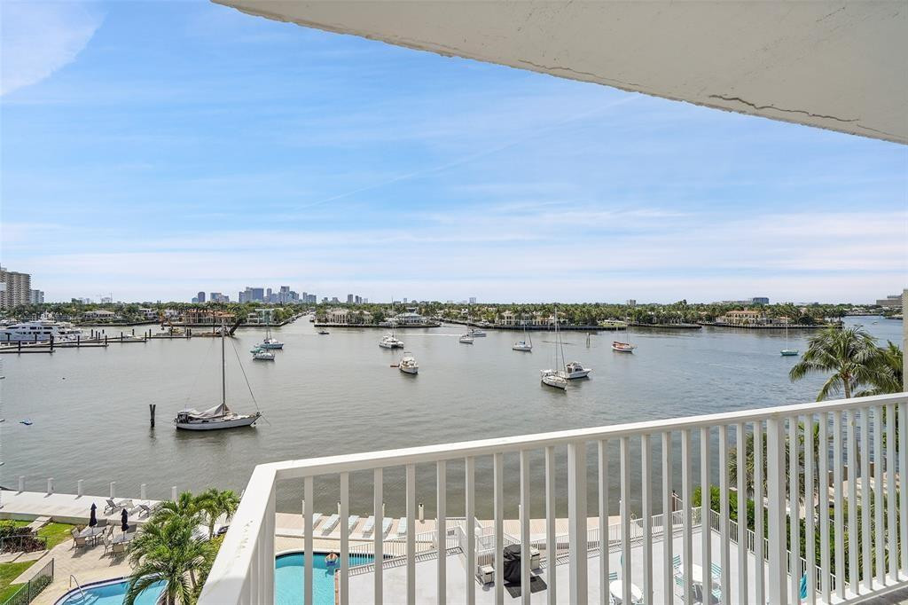 95 North Birch Road, Unit 301 Fort Lauderdale, FL 33304 - Photo 52 of 54 VIEW FROM BALCONEY