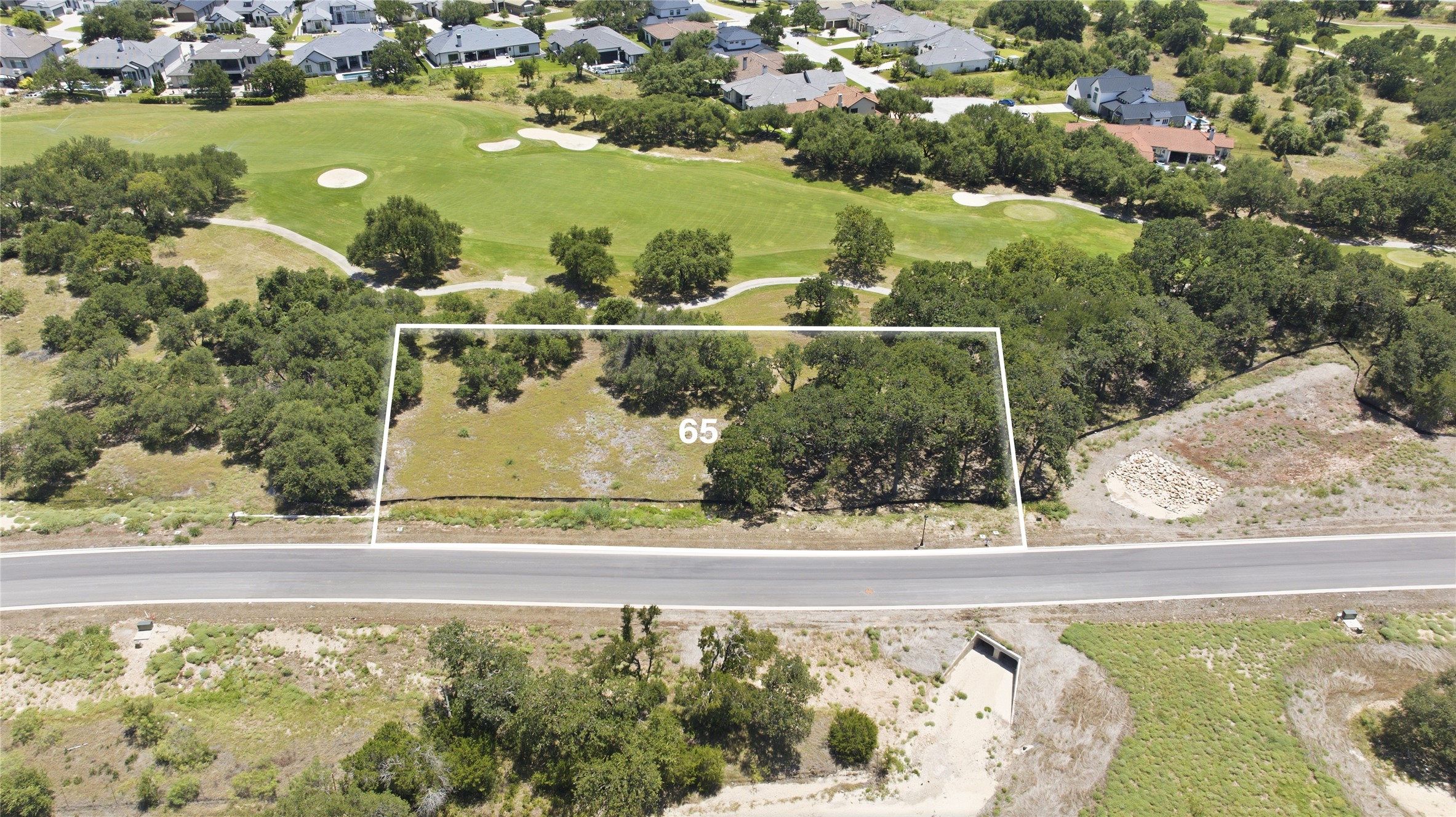413 Lightning Rnch Road Georgetown, TX 78628 - Photo 1 of 8 A spacious lot offering prime golf course frontage and convenient road access, ready for your dream home.