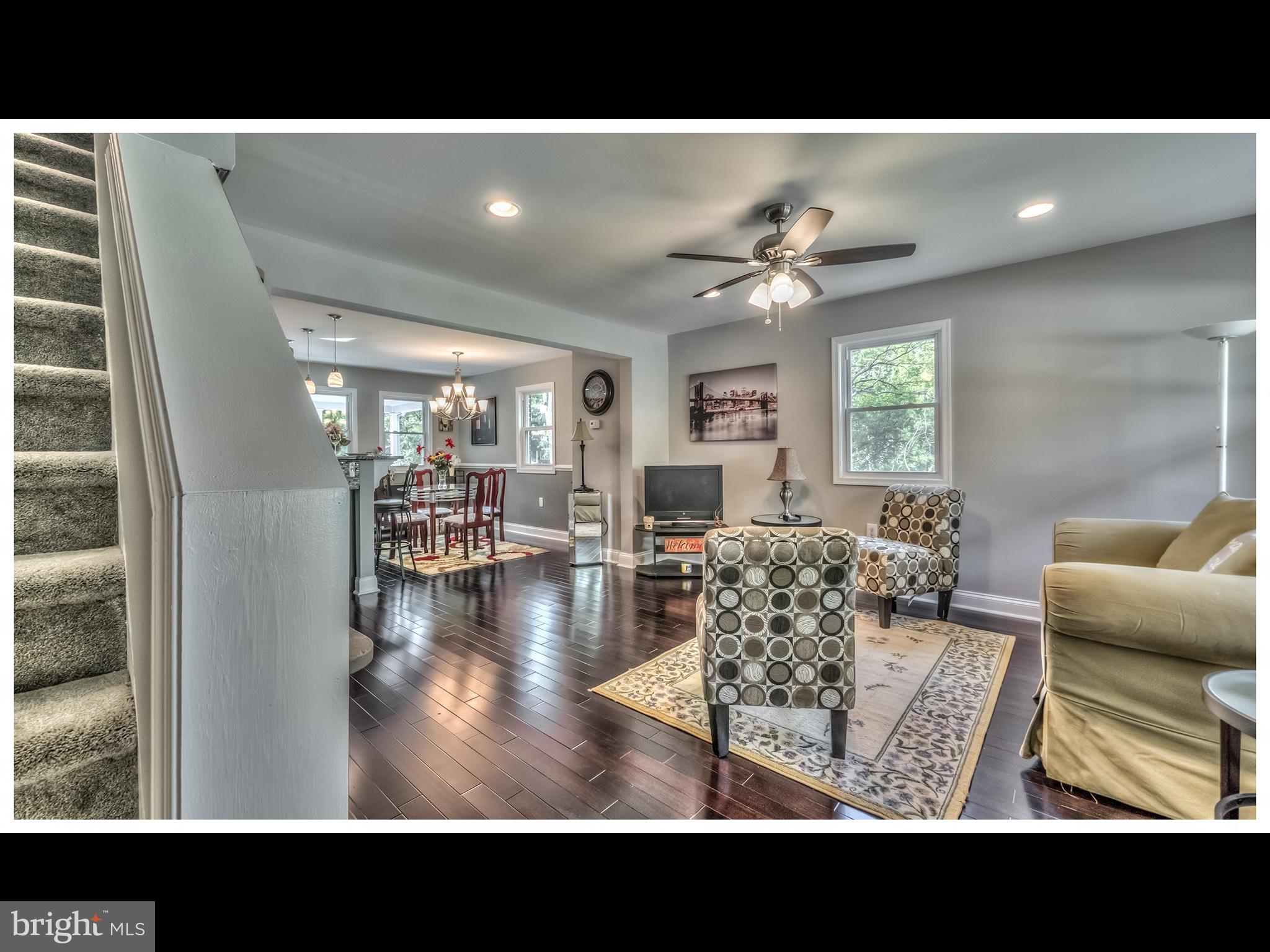 5932 Hillen Road Baltimore, MD 21239 - Photo 8 of 23 a upper view of a living room and dining room