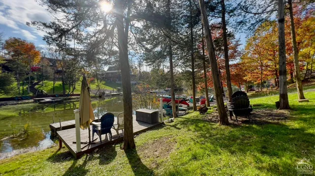 a view of front door with furniture
