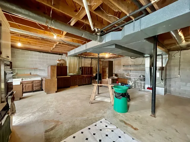 a view of a room with chairs