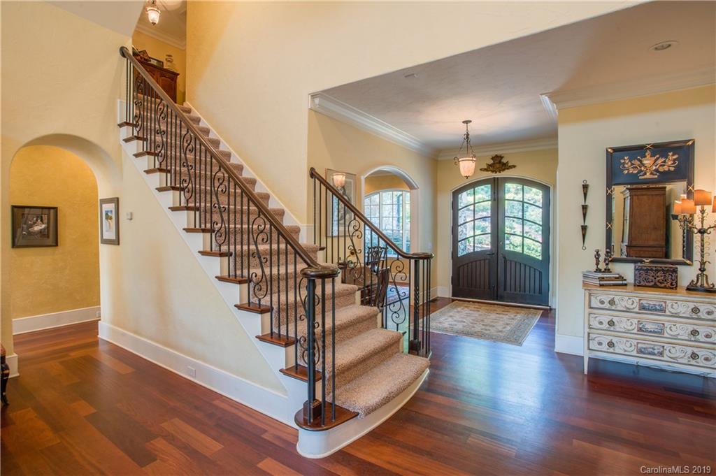 243 Trail Ridge Road Rutherfordton, NC 28139 - Photo 28 of 45 a view of entryway with wooden floor and stairs