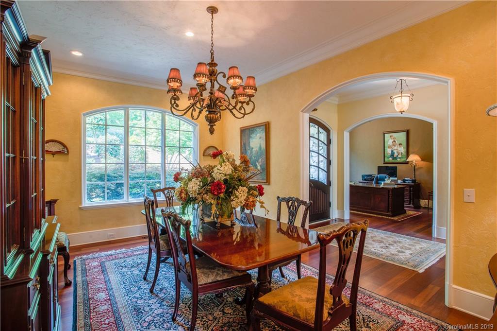 243 Trail Ridge Road Rutherfordton, NC 28139 - Photo 9 of 45 a view of a dining room with furniture window and wooden floor