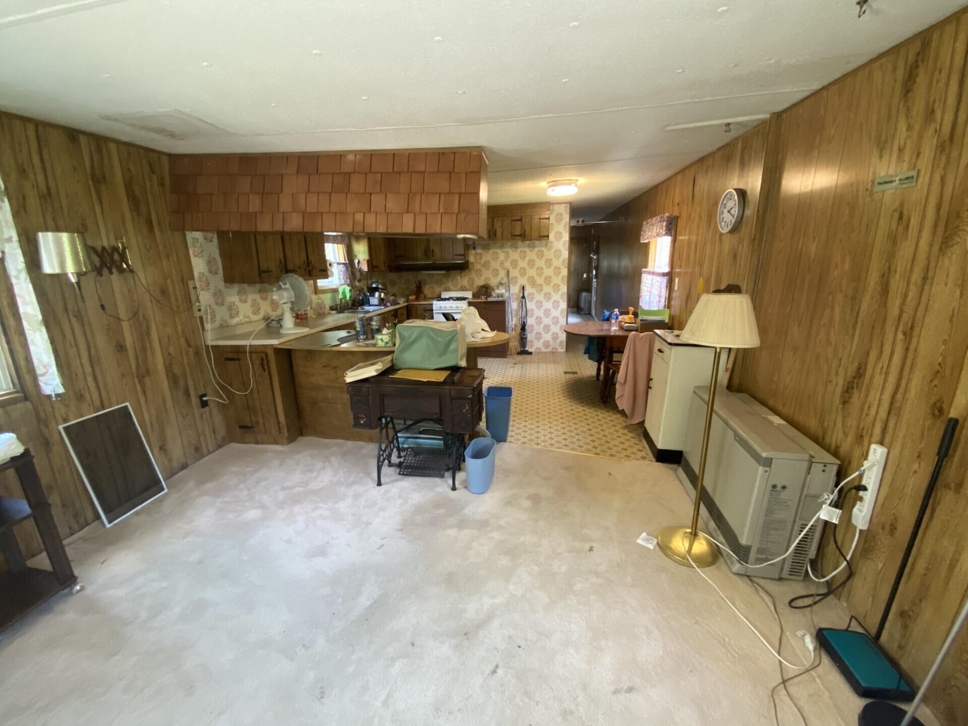 805 Brooks Road Knox, ME 04986 - Photo 6 of 11 Living Room to Kitchen
