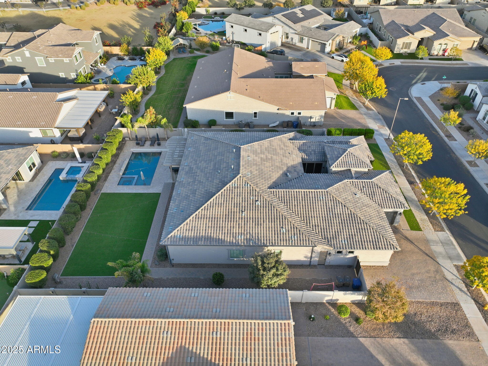 22940 East Camacho Road Queen Creek, AZ 85142 - Photo 5 of 68 an aerial view of a house