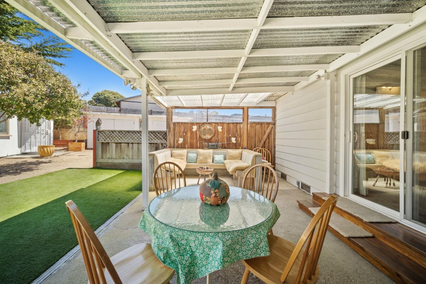 3060 Eddy Circle Marina, CA 93933 - Photo 23 of 35 a dining room with furniture and a fire pit