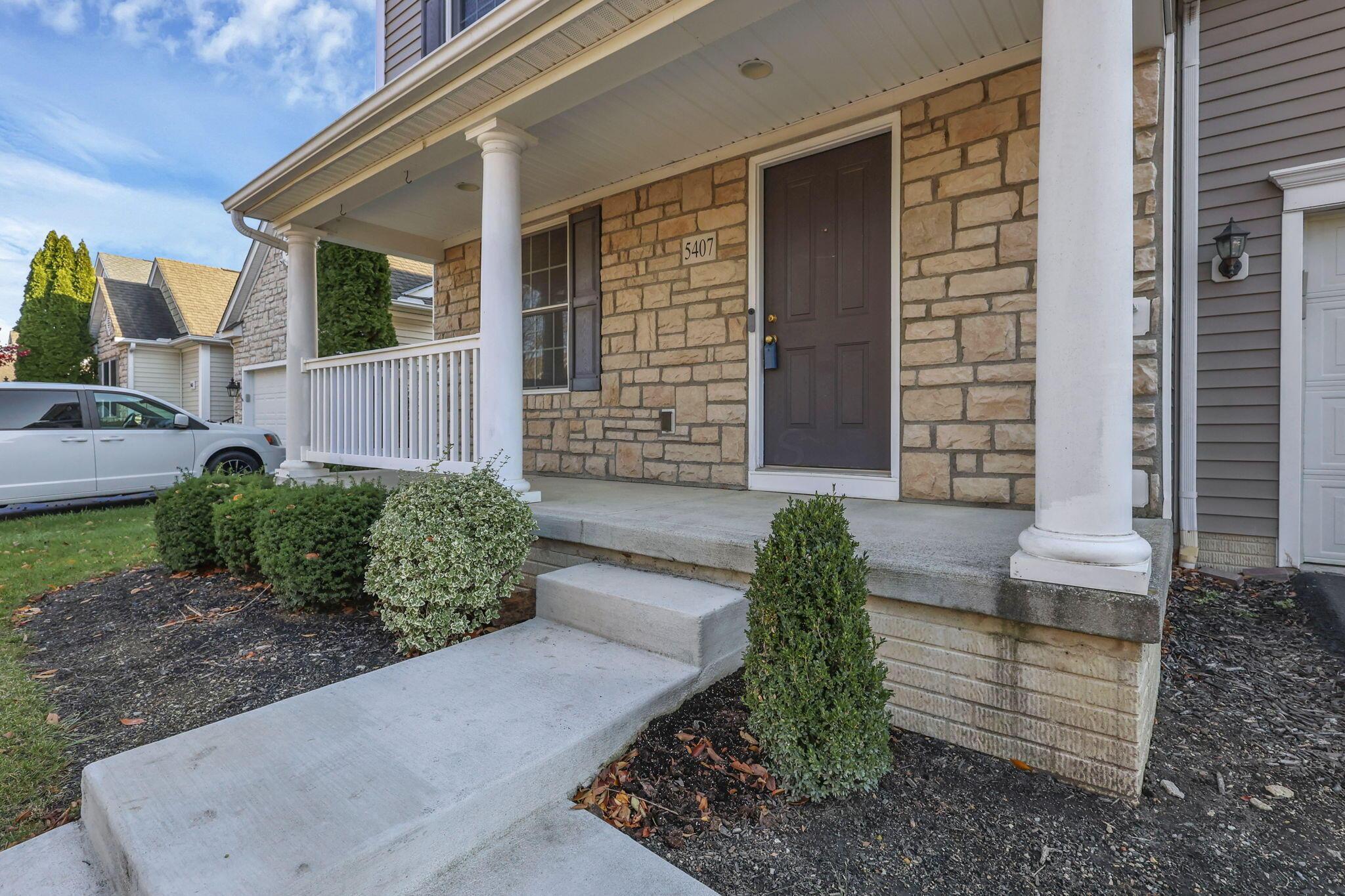 5407 Winters Run Road Dublin, OH 43016 - Photo 5 of 50 Front Porch Entry