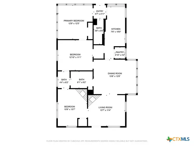 a picture of a floor plan
