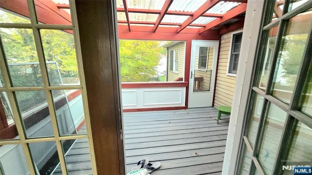 a view of outdoor space and balcony