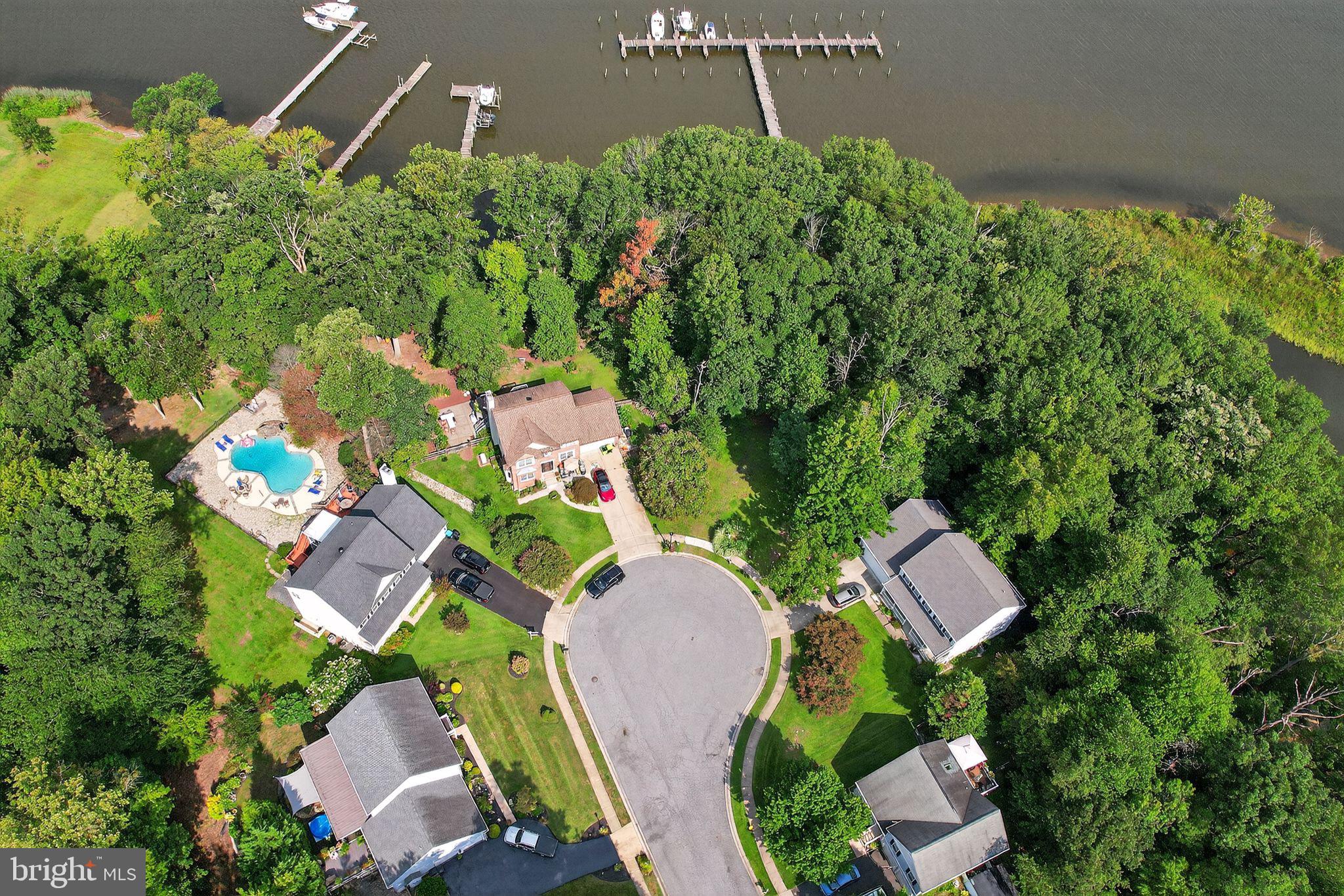 1705 Church Point Court Aberdeen, MD 21001 - Photo 70 of 86 an aerial view of a house with yard swimming pool and outdoor seating