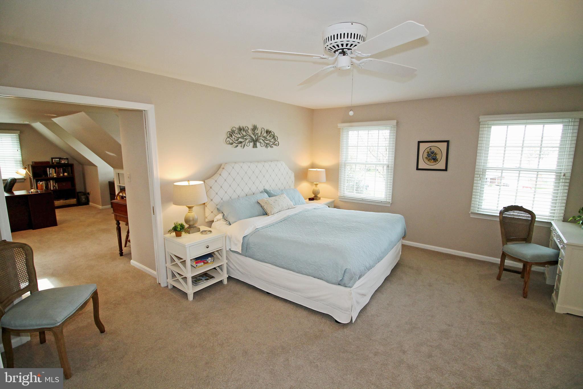 1003 Valewood Road Towson, MD 21286 - Photo 23 of 53 Master bedroom - ceiling fan