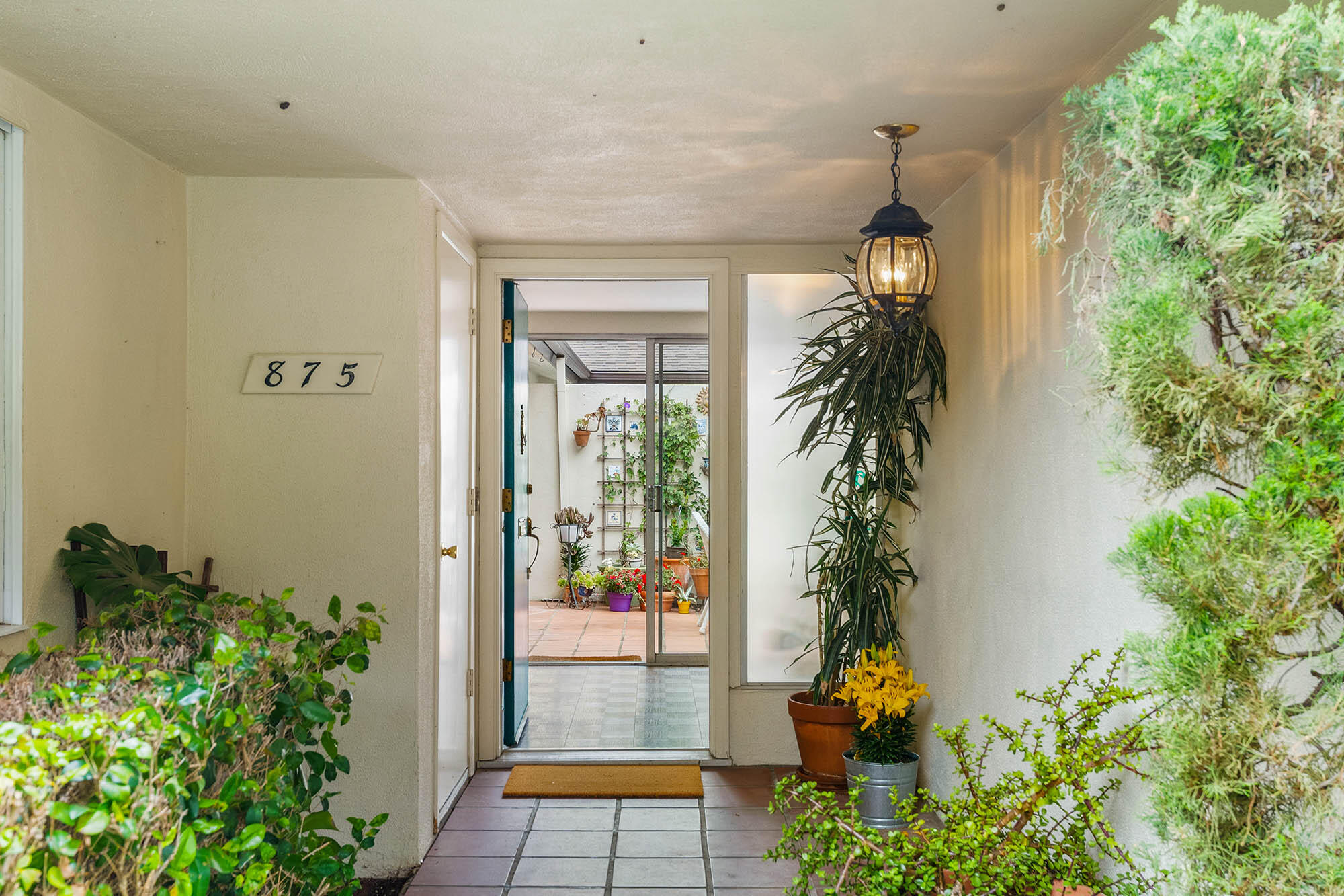 875 Cieneguitas Road Santa Barbara, CA 93110 - Photo 16 of 39 Covered Entry - 875 Cieneguitas Rd 93110