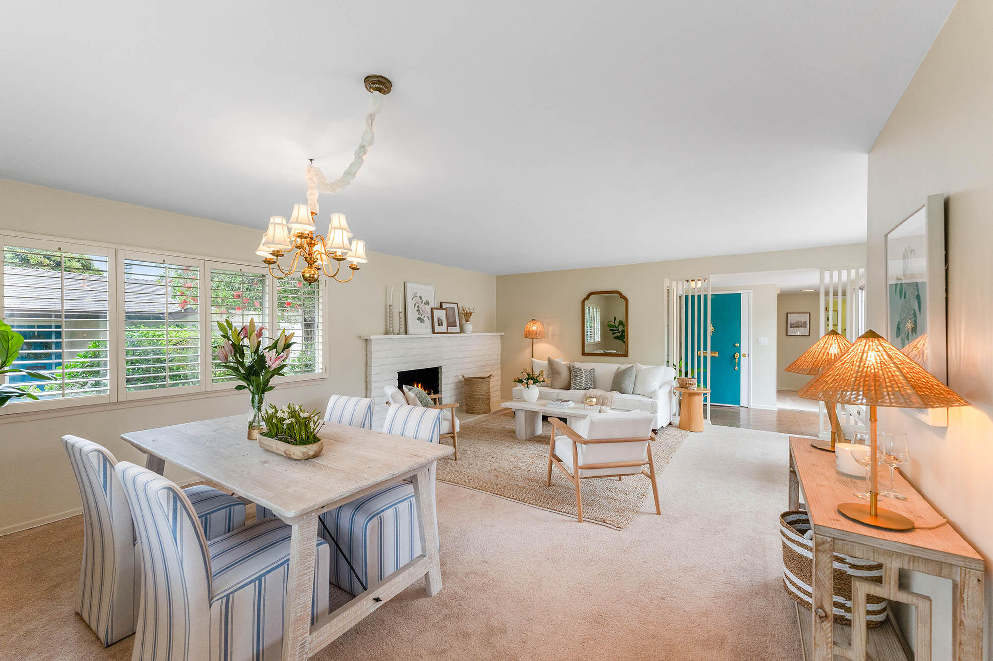 875 Cieneguitas Road Santa Barbara, CA 93110 - Photo 18 of 39 Dining and Living Room - 875 Cieneguitas