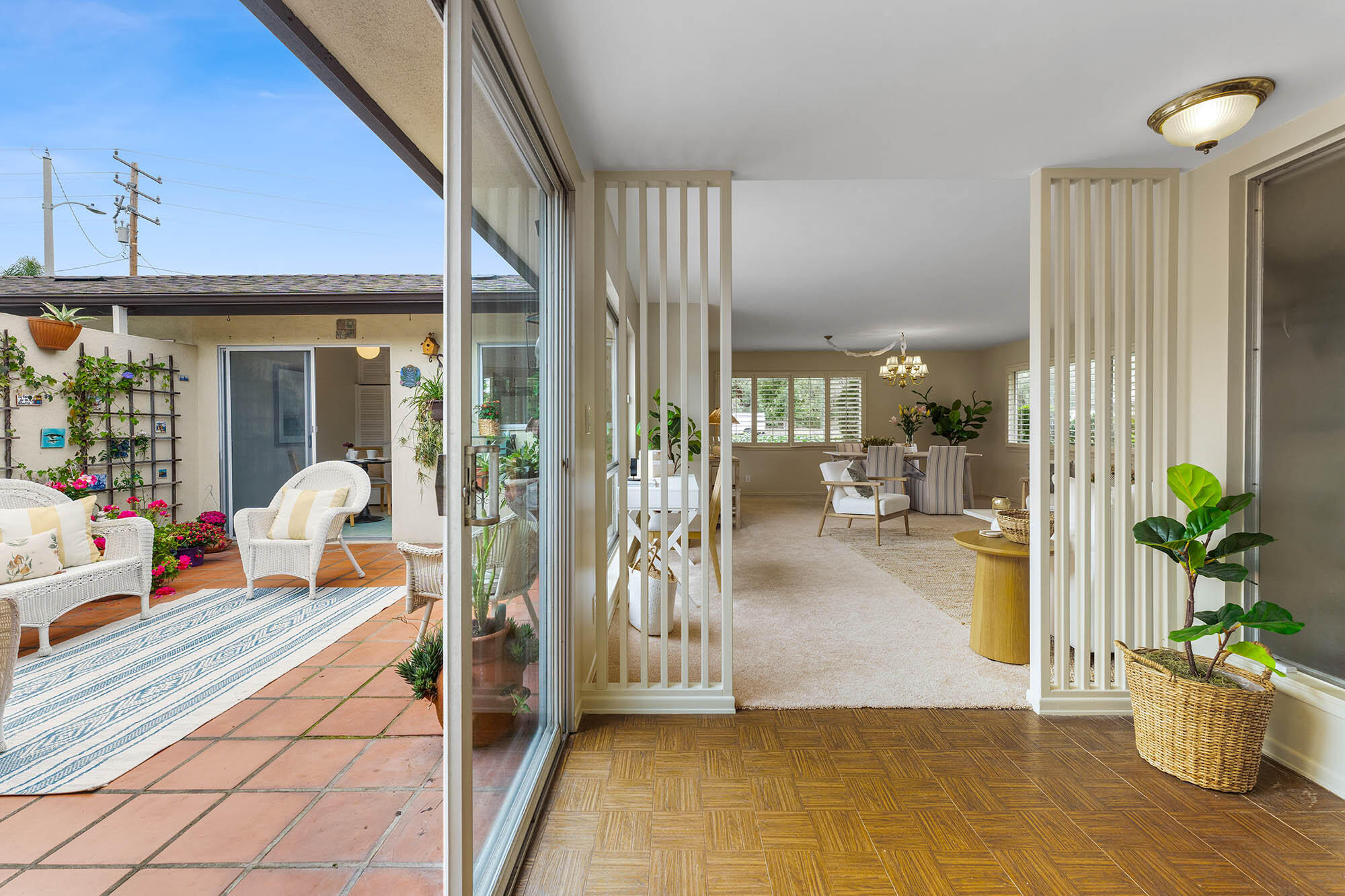 875 Cieneguitas Road Santa Barbara, CA 93110 - Photo 8 of 39 Patio and Foyer - 875 Cieneguitas Rd