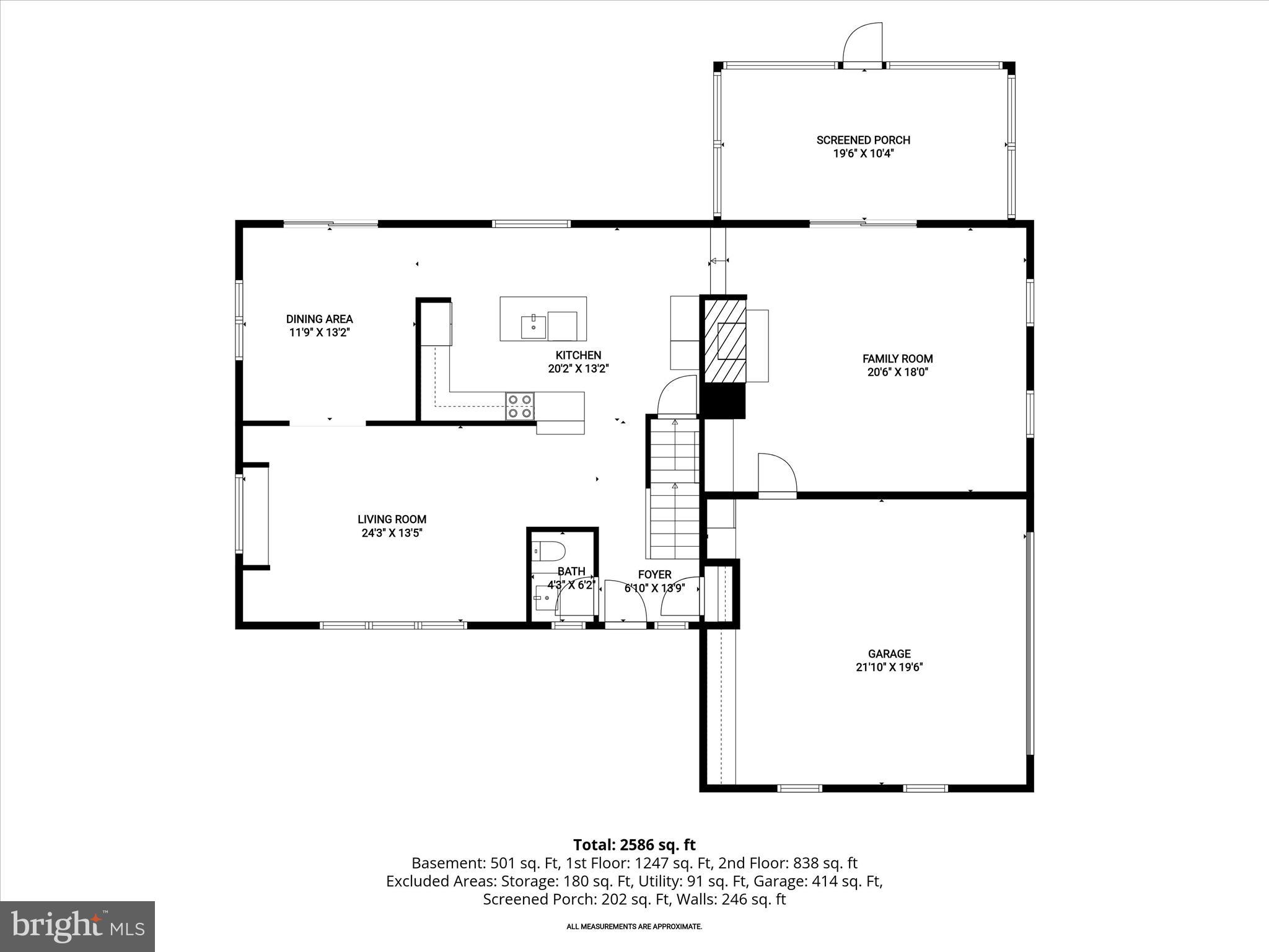 2508 Whitt Road Kingsville, MD 21087 - Photo 71 of 74 Main Level Floor Plan