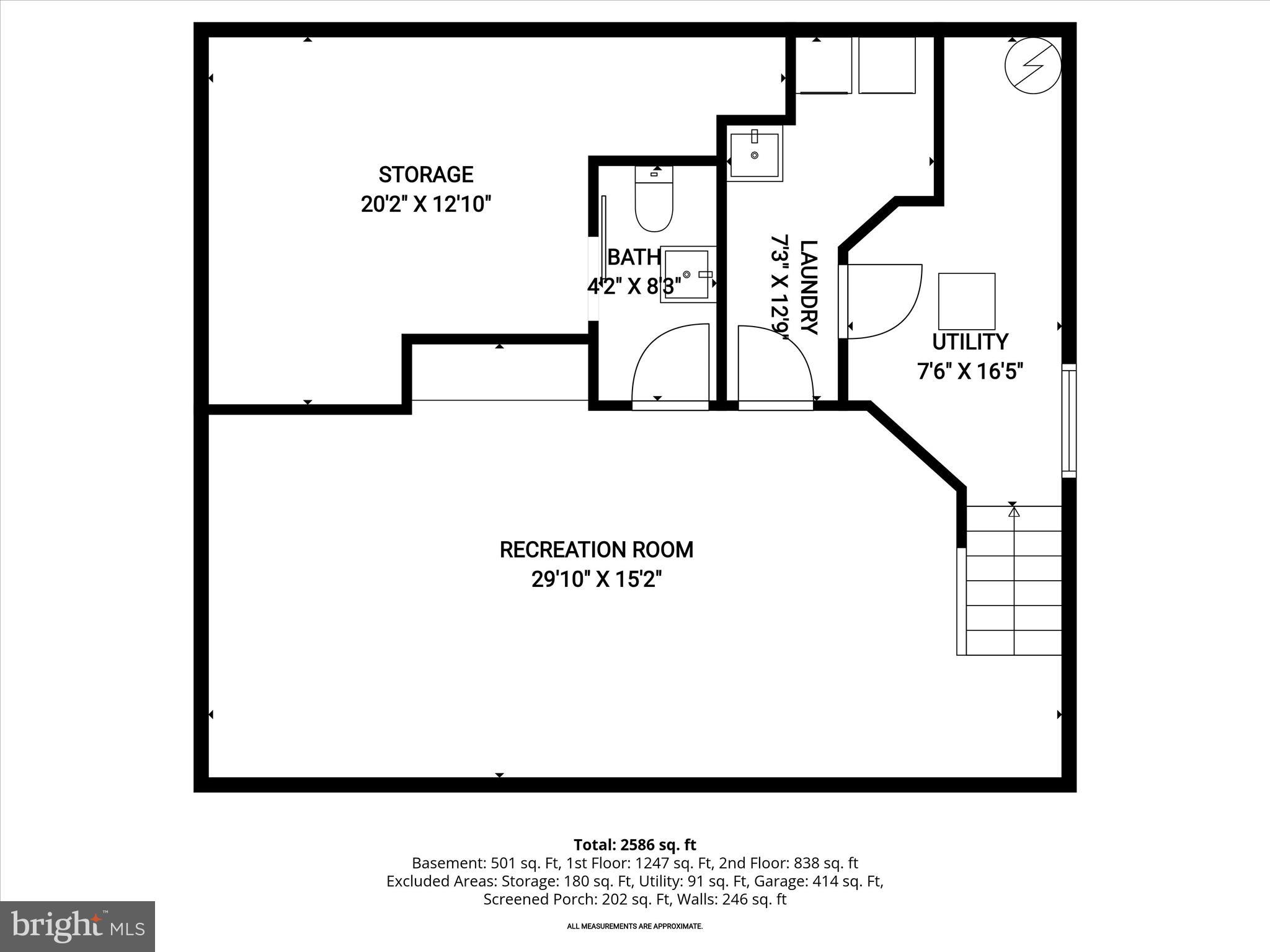 2508 Whitt Road Kingsville, MD 21087 - Photo 73 of 74 Lower Level Floor Plan